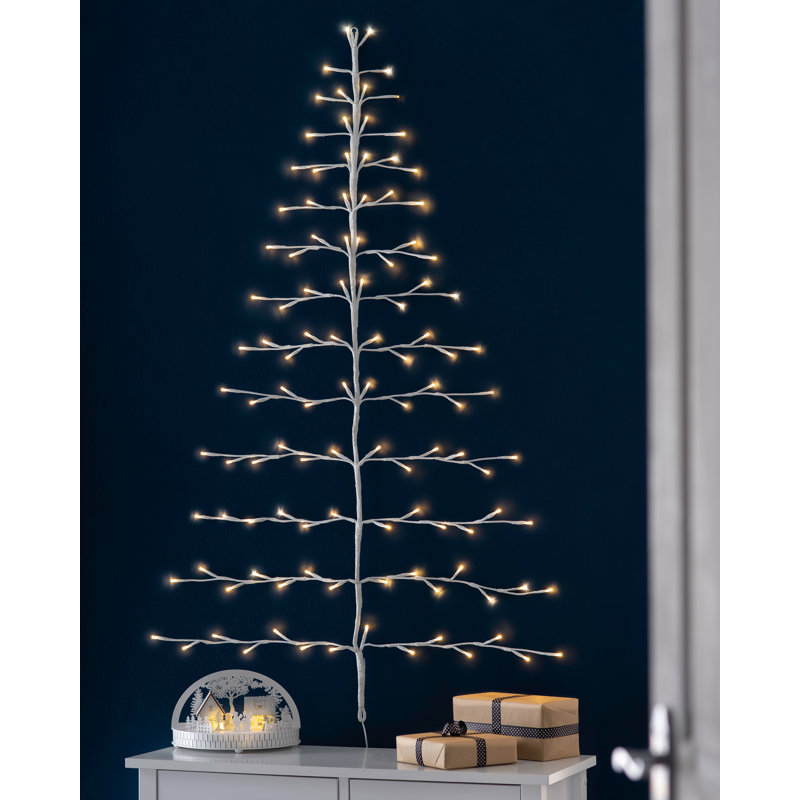 The Seasonal Aisle 112 Warm White Christmas Hanging Twig Tree Lighted